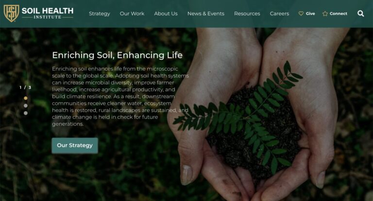 Soil Health Institute homepage