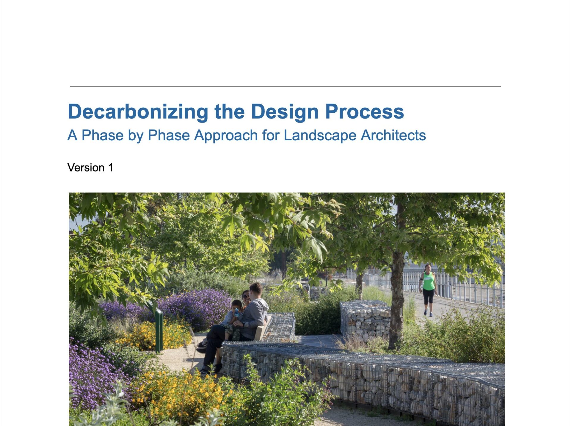 Decarbonizing the Design Process: A Phase by Phase Approach for Landscape Architects